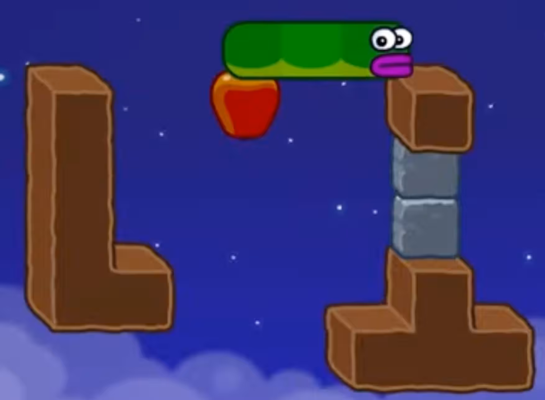 Apple Worm Level 19 Step 1