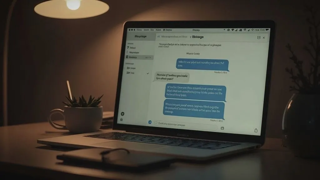 iPhone and Mac Messages apps showing unsynced conversations
